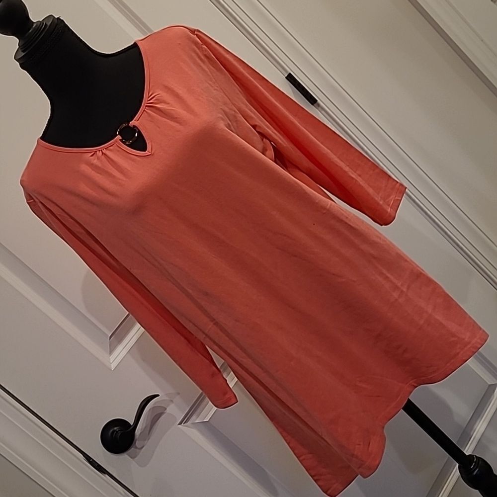 d&Co. Sz L melon tunic top